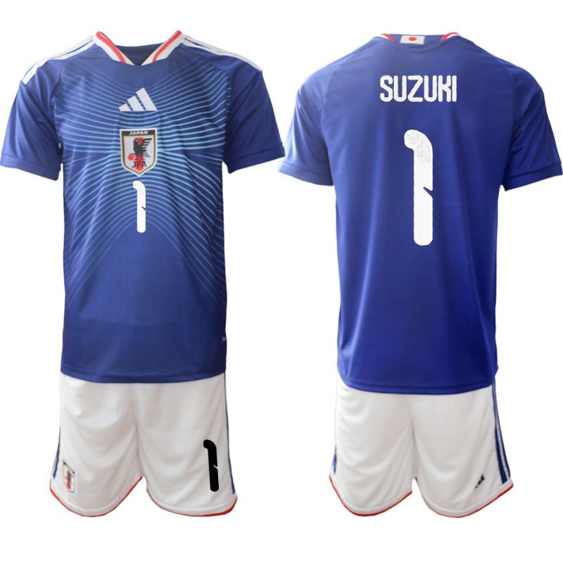 Men 2026 World Cup National Team Japan home blue #1 Soccer Jersey